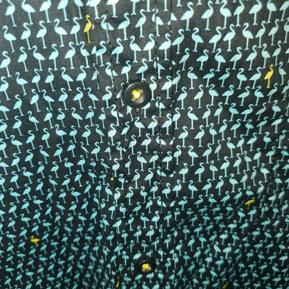 Geometrix by Drill Clothing XL Flamingo button down mens - Picture 5 of 5